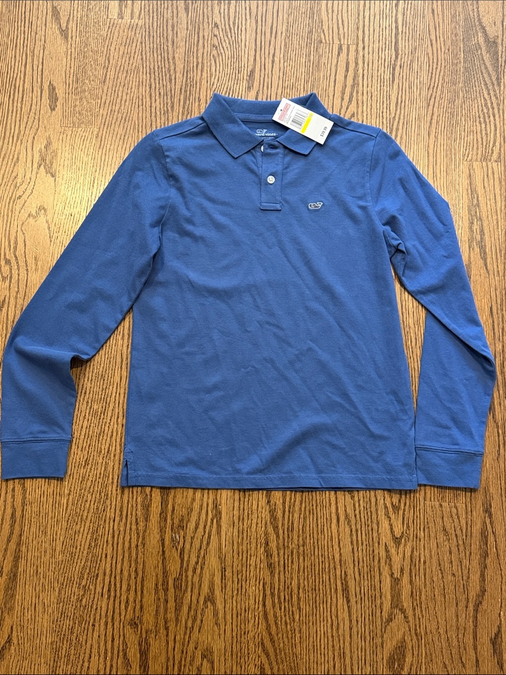 NWT Vineyard Vines Long-Sleeve Royal Blue Polo